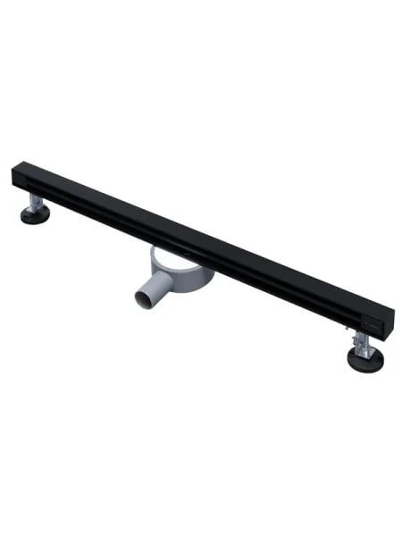 Душевой трап (лоток) AltroBagno Trave 071220 NeOp (80), матовый черный