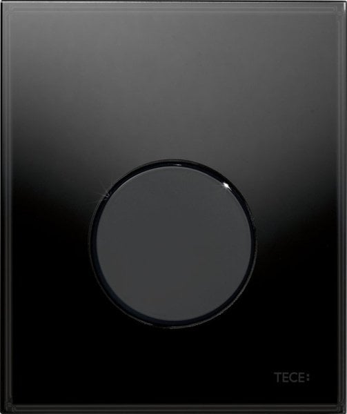 Кнопка смыва для инсталляции TECE Loop Urinal 9242657 стекло, цвет черный