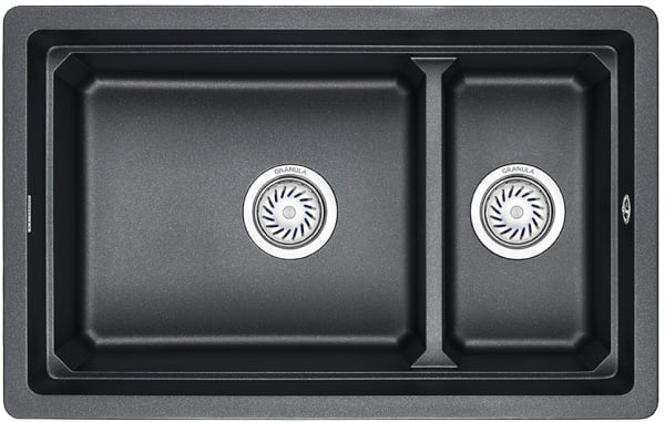 Мойка кухонная Granula Kitchen Space 7304U, шварц