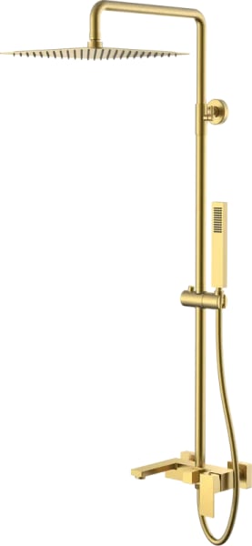Душевая стойка Boheme Qubic 478-MG, matt gold