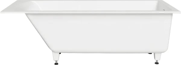 Ванна из искусственного камня Salini Cascata Kit S-Sense 170x70 см, встраиваемая, матовая белая, на 