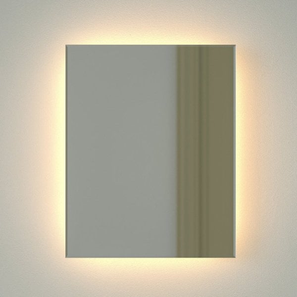 Зеркало Defesto Glow DF 2511 40х50 с LED-подсветкой, 3000 K, без выключателя