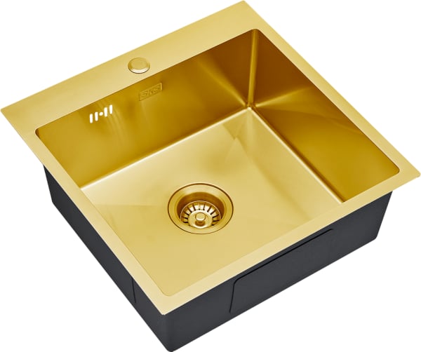 Мойка кухонная S.K.Sanitary SKS 5151 BRONZE с сифоном
