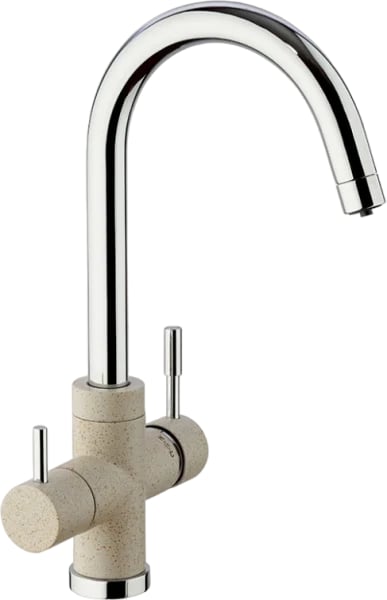 Смеситель для кухни Paini Cox 7894643CR3V11L2KM granite avena