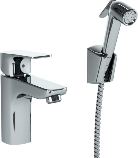 Смеситель для раковины Paini Viva Style P4CR205/574 с гигиеническим душем, хром