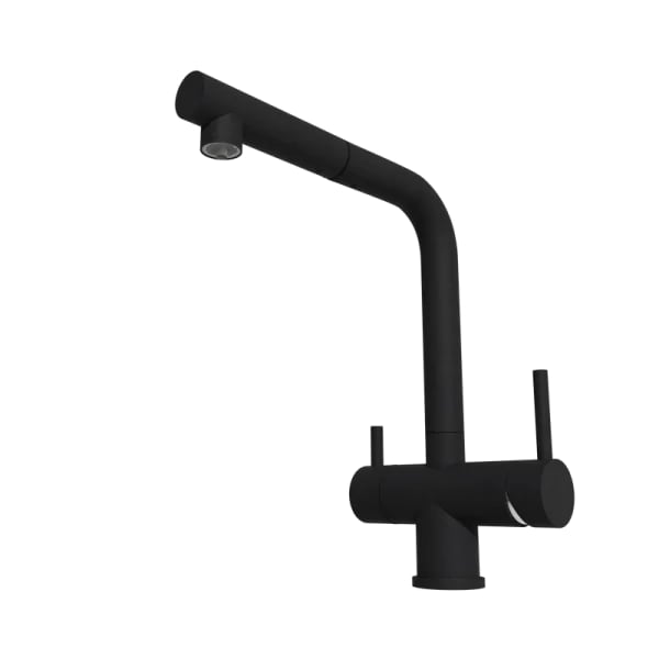 Смеситель для кухни Emar Quartz ЕСВ 7017 оникс