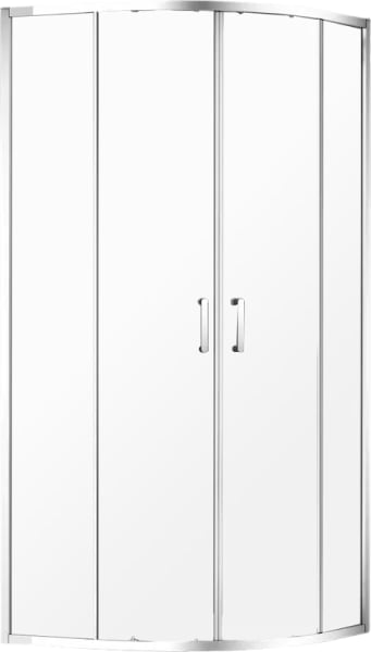 Душевой уголок AQUAme AQM3801F-9 90х90, профиль хром