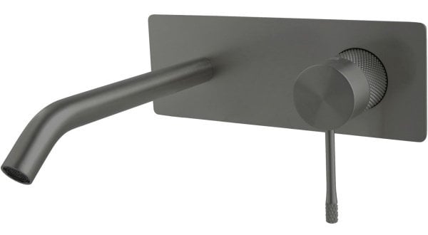 Смеситель для раковины Allen Brau Priority 5.31D03-MG, С ВНУТРЕННЕЙ ЧАСТЬЮ, брашированный графит