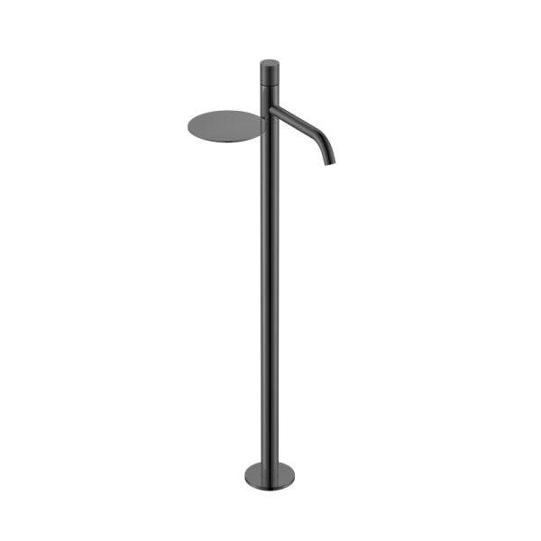 Напольный смеситель для раковины Boheme Stick 120-SGM.2 shine gun metal touch