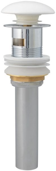 Донный клапан для раковины Splendy AA3071YURKWM с переливом, белый матовый