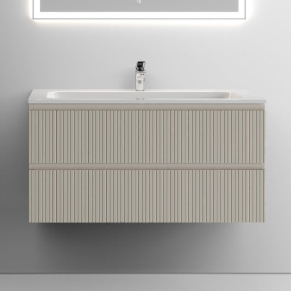 Тумба с раковиной Sancos Snob T 100 см, beige soft
