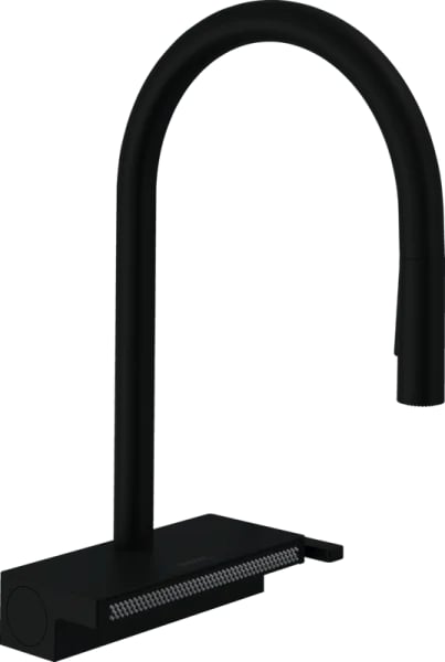 Смеситель для кухни Hansgrohe Aquno Select M81 73831670 матовый черный