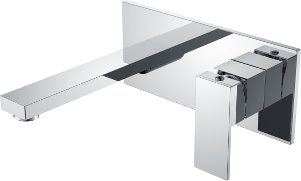 Смеситель для раковины Boheme Qubic 475-CR С ВНУТРЕННЕЙ ЧАСТЬЮ, chrome