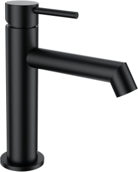 Смеситель для раковины Wonzon & Woghand WW-H1063-MB черный матовый
