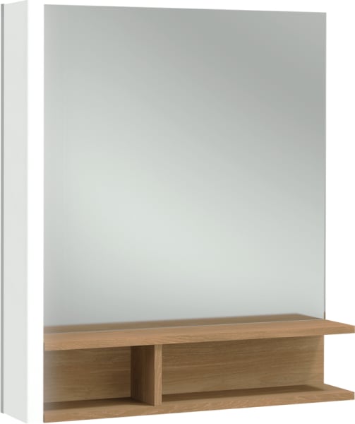 Зеркало Jacob Delafon Terrace EB1180G-NF 60 L 60 с подсветкой, светлое дерево