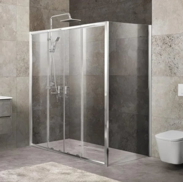Душевой уголок BelBagno Unique UNIQUE-AH-21-170/200-80-C-Cr