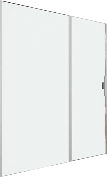 Душевая дверь в нишу Allen Brau Priority 3.31038.BA 160 см, профиль серебро браш, стекло прозрачное 