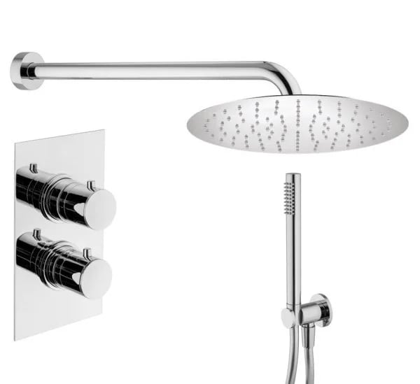 Душевой комплект Plumberia Selection Ixo KITXOT18QCR, С ВНУТРЕННЕЙ ЧАСТЬЮ, хром
