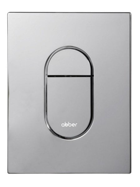 Кнопка смыва для инсталляции Abber AC0124 АБС-пластик, цвет глянцевый хром