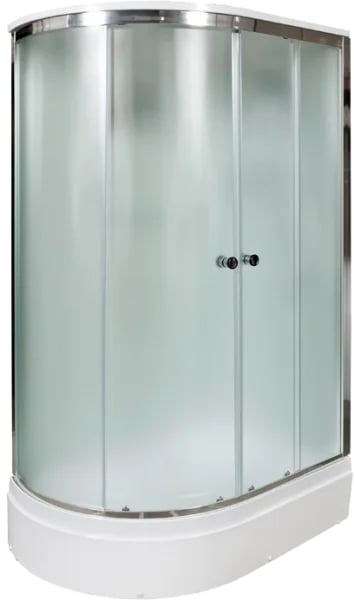 Душевая кабина DTO D272SR с электрикой (120х80х220), средний поддон (27 см), профиль хром, стекло ма