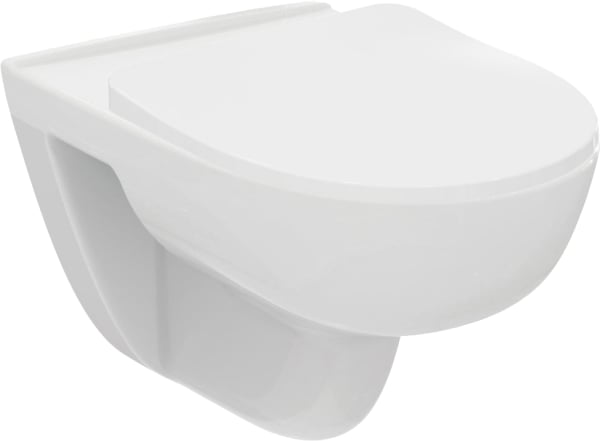 Унитаз подвесной Ideal Standard I.life A T471601 R008501 с микролифтом, безободковый, euro white (ев