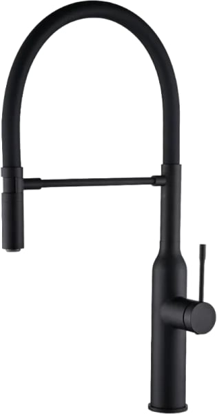 Смеситель для кухни Zorg Steel Hummer SH 2022 BLACK черный