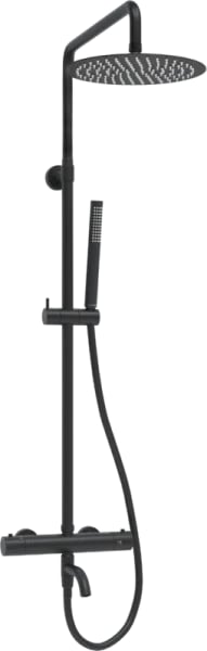 Душевая стойка Wasserkraft Elbe 7400 A288.258.217.BM Thermo, с термостатом, черная