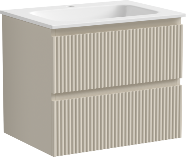 Тумба под раковину Sancos Snob R 60 подвесная Beige soft (капучино), SNR60CE