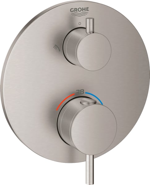 Термостатический смеситель встраиваемый Grohe Atrio 24135DC3 для душа, суперсталь