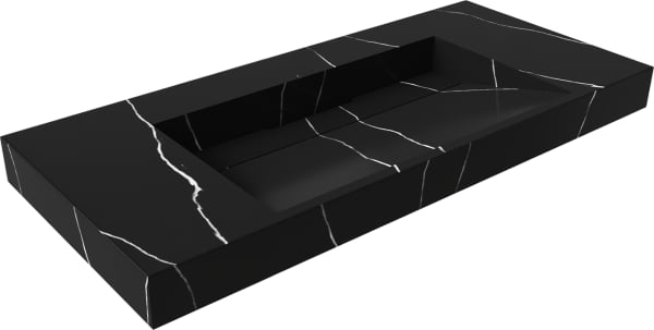 Раковина Armadi Art Flat Nero Marquina 100