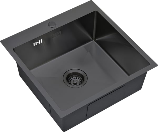 Мойка кухонная S.K.Sanitary SKS 5151 GRAFIT с сифоном