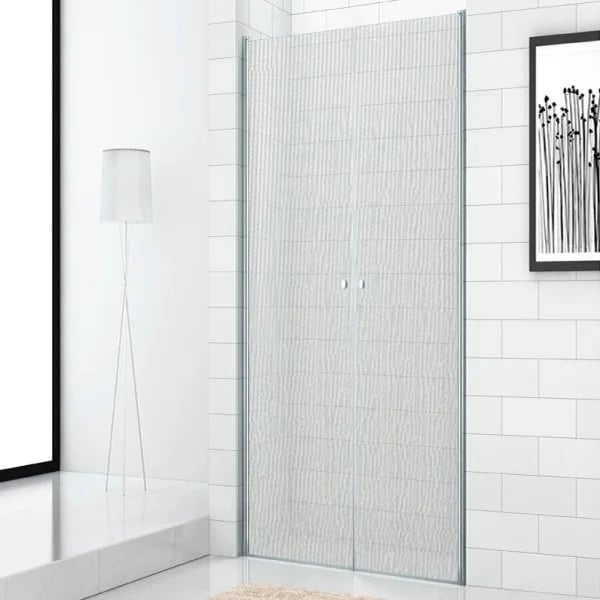 Душевая дверь в нишу Cezares Eco ECO-O-B-2-80-P-Cr стекло punto