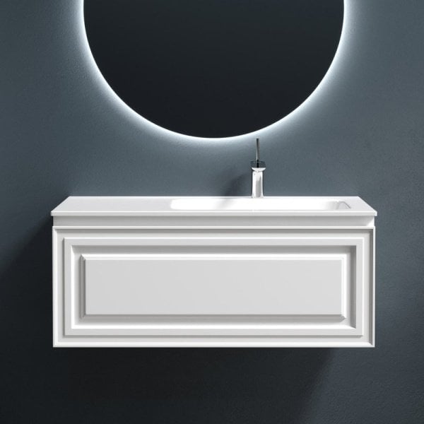 Тумба с раковиной Sancos Very 100 R bianco