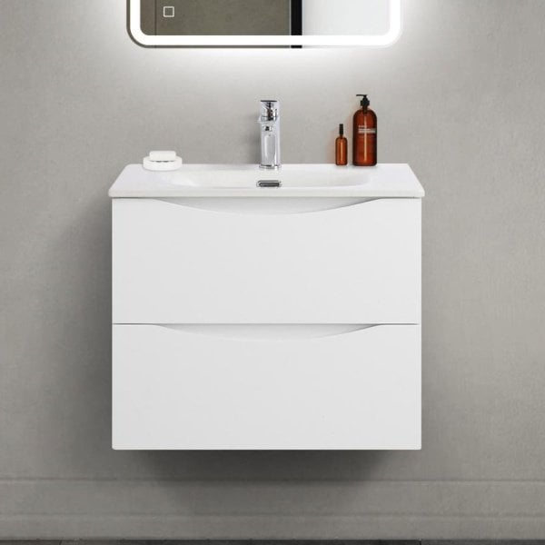 Тумба под раковину без столешницы BelBagno Marino-cer-mini 60 подвесная, bianco opaco