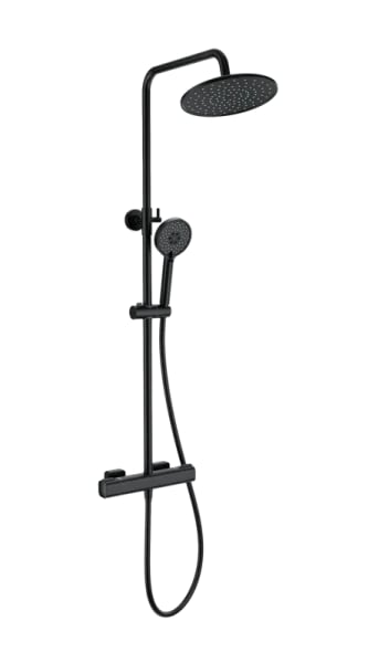 Душевая стойка Wonzon & Woghand STAY 1 WW-B3051-A-MB, матовая черная
