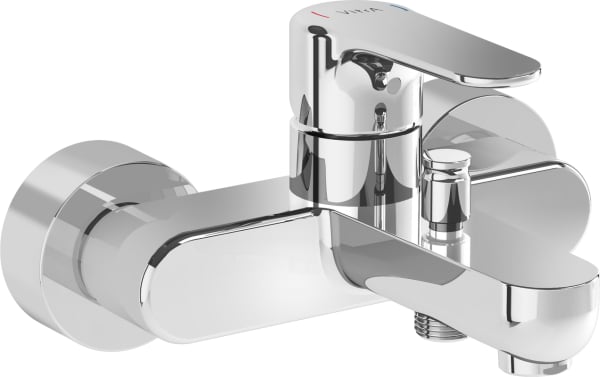 Смеситель для ванны с душем VitrA Root Round A42725EXP, хром