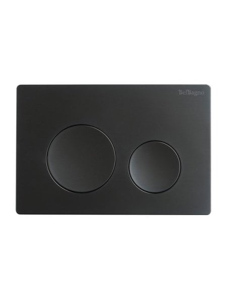 Кнопка смыва для инсталляции BelBagno BB-03C-NERO.M пластик, цвет матовый черный