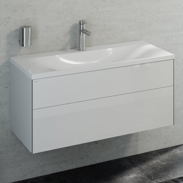 Тумба под раковину без столешницы Keuco Royal Reflex 100 белая