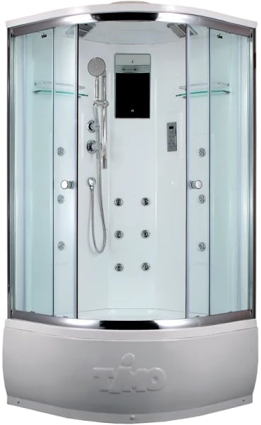 Душевая кабина Timo Lux T-7700, с высоким поддоном, с сиденьем