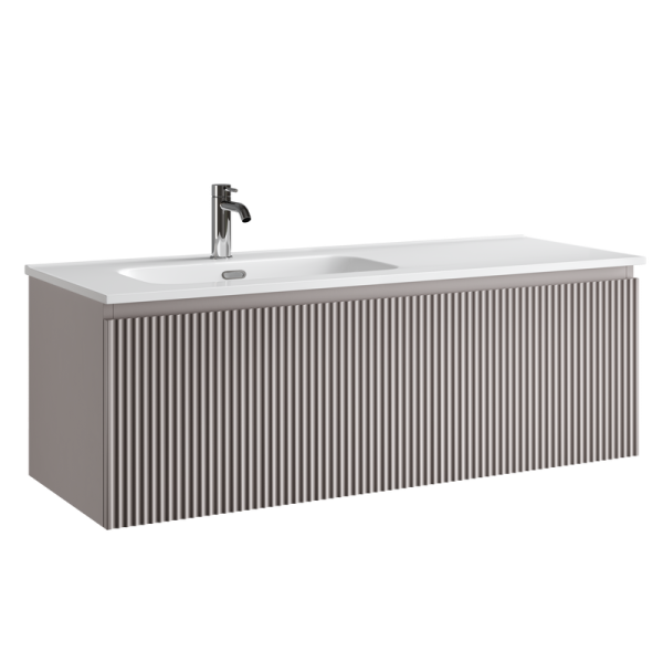 Тумба под раковину Sancos Snob R 1.0 120 подвесная Doha soft (пыльная роза), SNR1.0120LSM