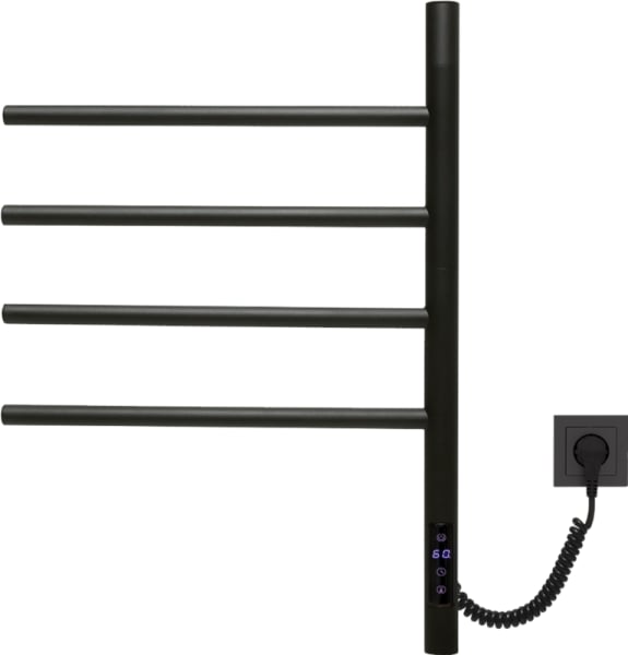 Полотенцесушитель электрический Vincea VTD-1S1CBE черный