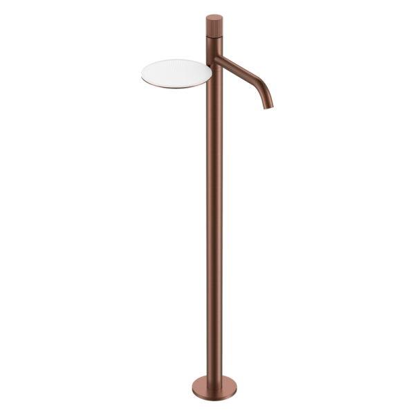 Напольный смеситель для раковины Boheme Stick 120-BRB.3 brushed bronze linea