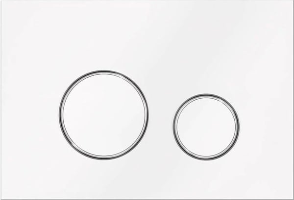 Кнопка смыва Veconi Round VFR005WCH белая