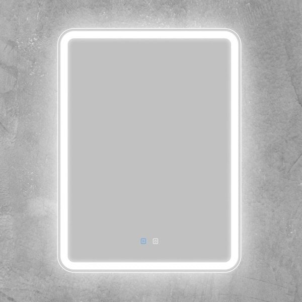Зеркало BelBagno Marino SPC-MAR-600-800-LED-TCH-SND с голосовым управлением и подогревом