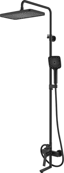 Душевая стойка IDDIS Parker PARBL3Fi06, матовый черный