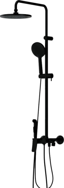 Душевая стойка Damixa Jupiter 977770300, с гигиеническим душем, черная