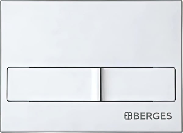 Кнопка смыва Berges Novum L2 хром, матовый