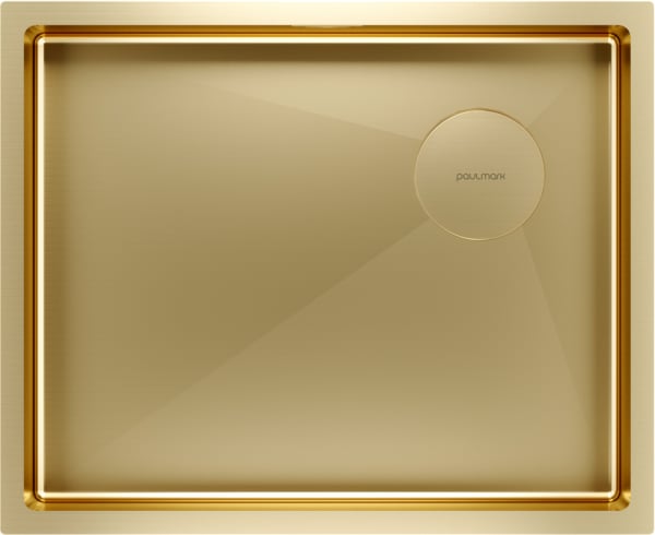 Мойка кухонная Paulmark Next-Skew PM885444-BG брашированное золото