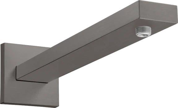 Кронштейн для верхнего душа Hansgrohe Square 27694340 38,9 см, матовый черный хром