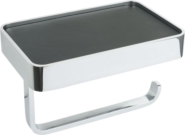Держатель туалетной бумаги Wonzon & Woghand WW-8336 хром, с полкой